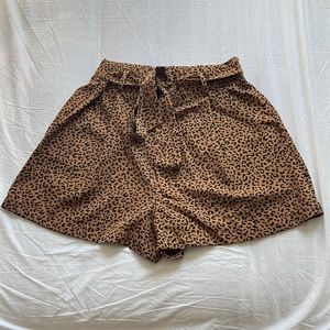 Animal pattern shorts